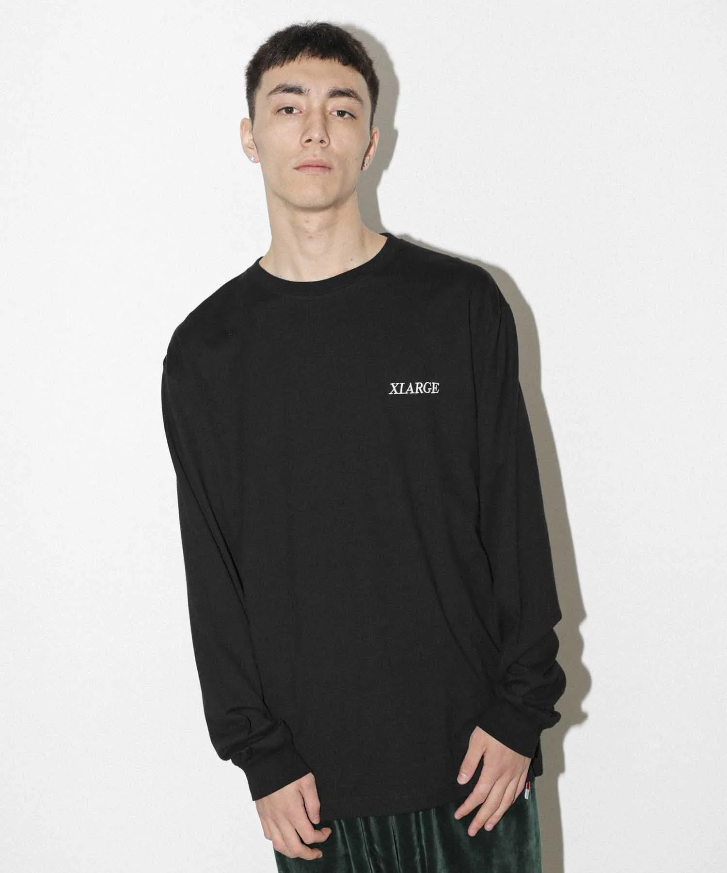 ADDICT LOGO EMBROIDERY L/S TEE