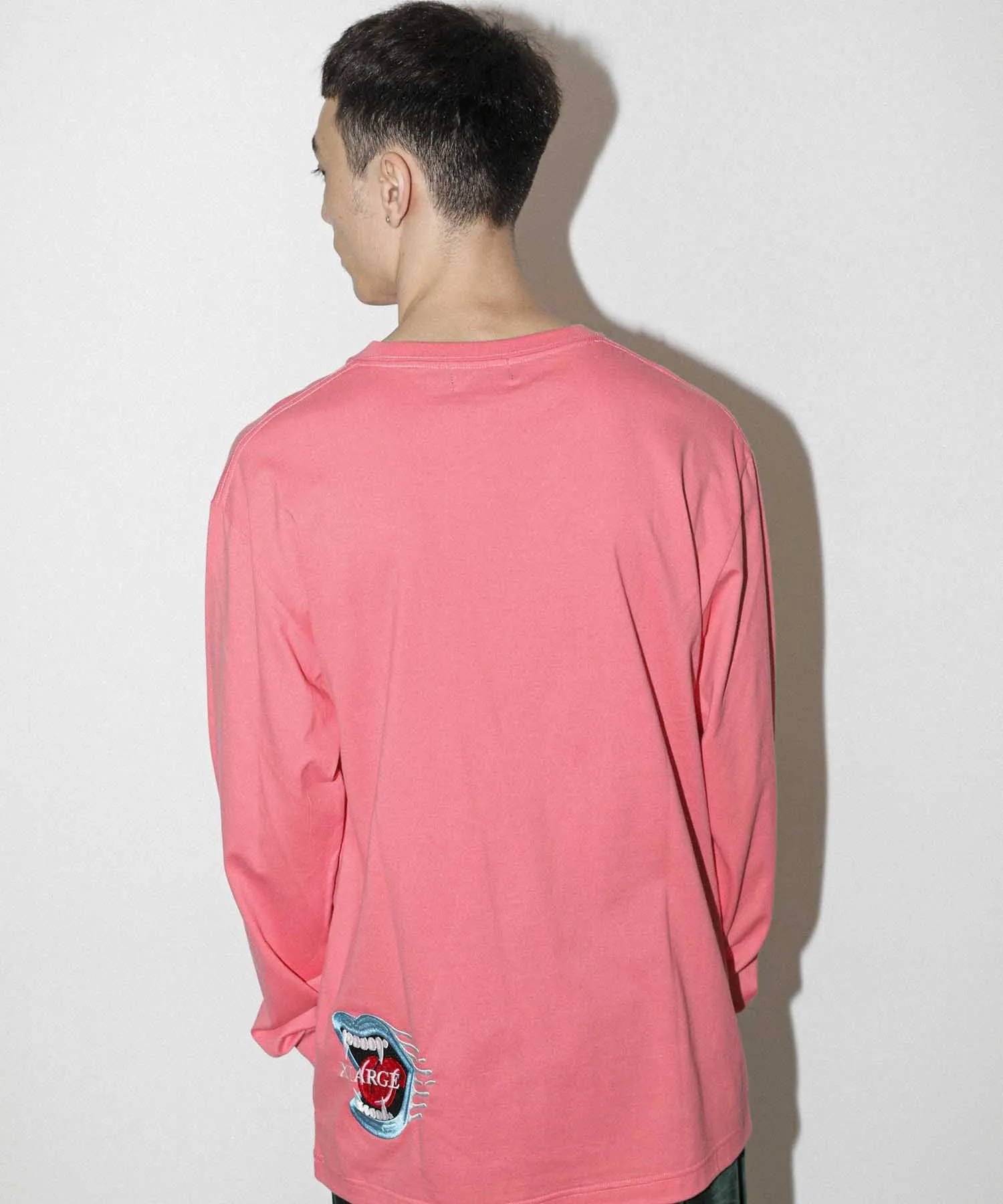 ADDICT LOGO EMBROIDERY L/S TEE
