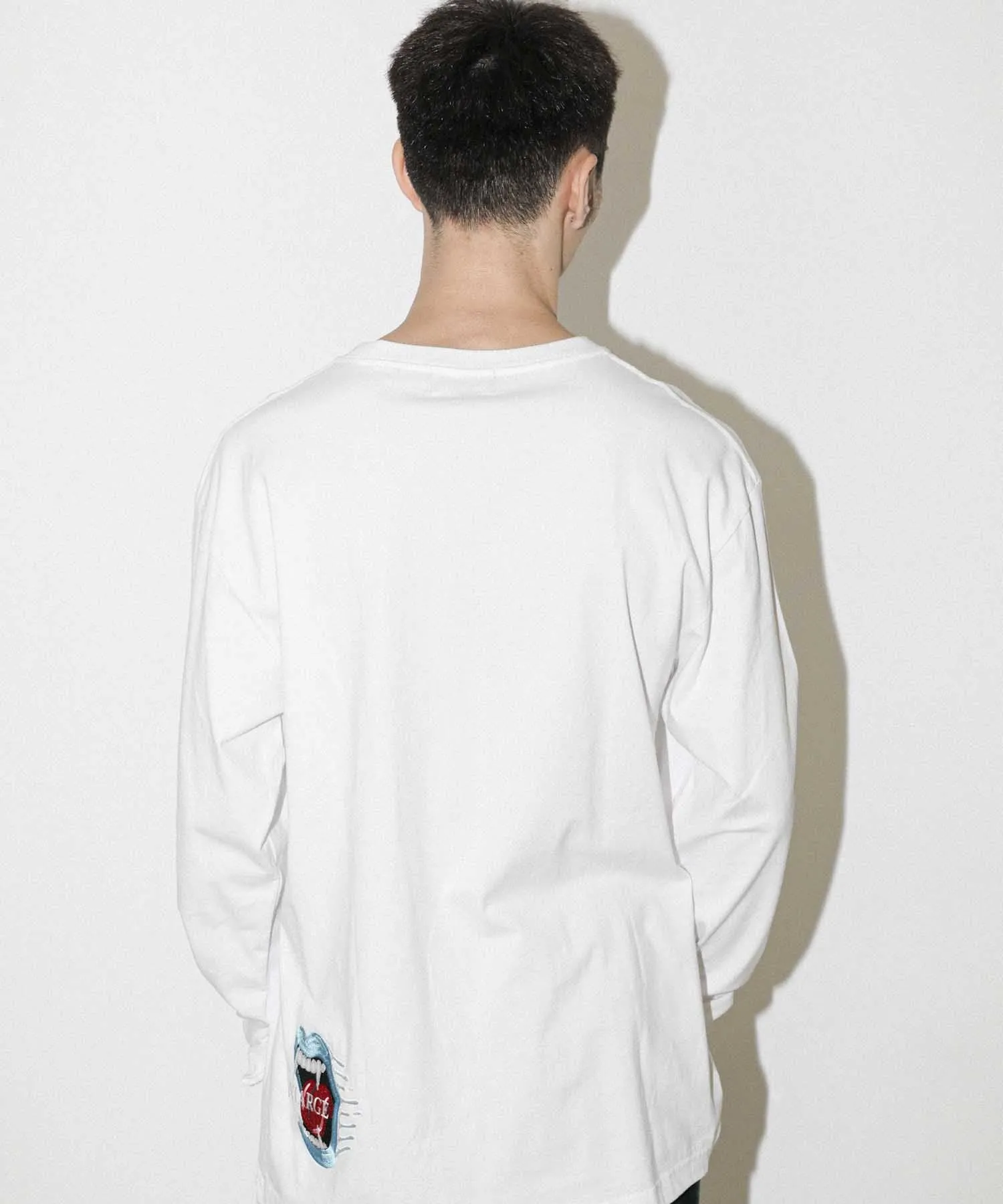 ADDICT LOGO EMBROIDERY L/S TEE