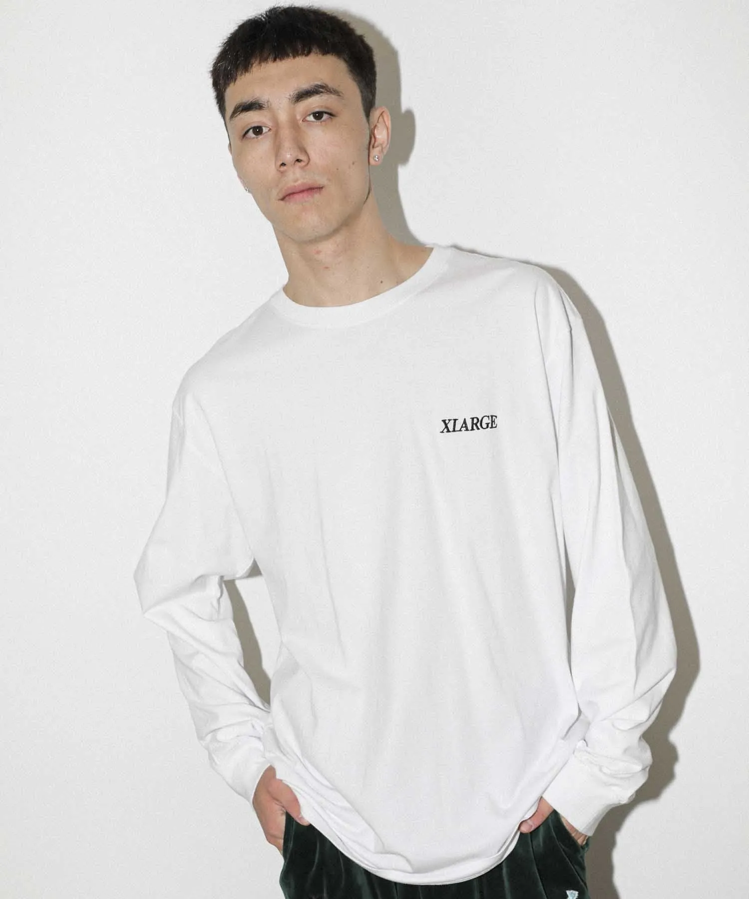 ADDICT LOGO EMBROIDERY L/S TEE