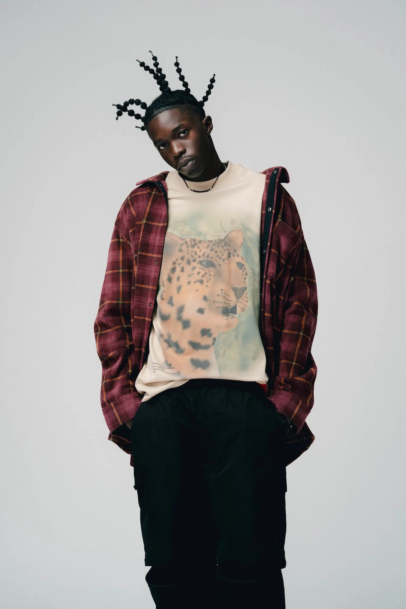 Amur Leopard S/S Tee (Eggshell)