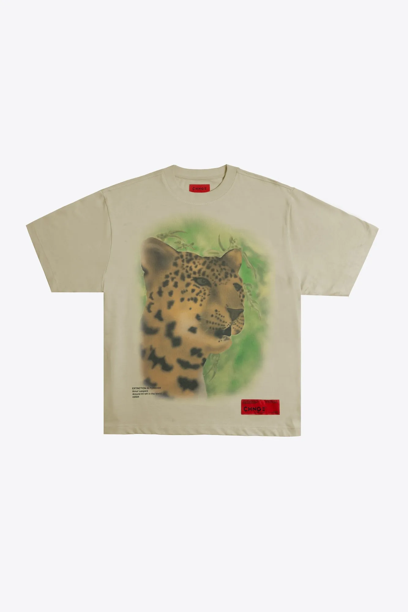 Amur Leopard S/S Tee (Eggshell)