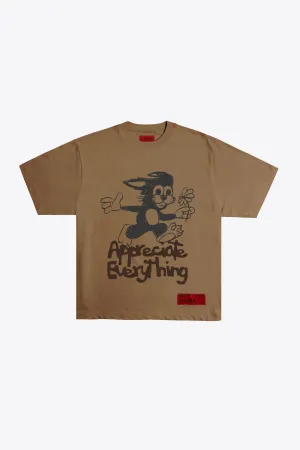 Appreciate Everything S/S Tee (Sepia)