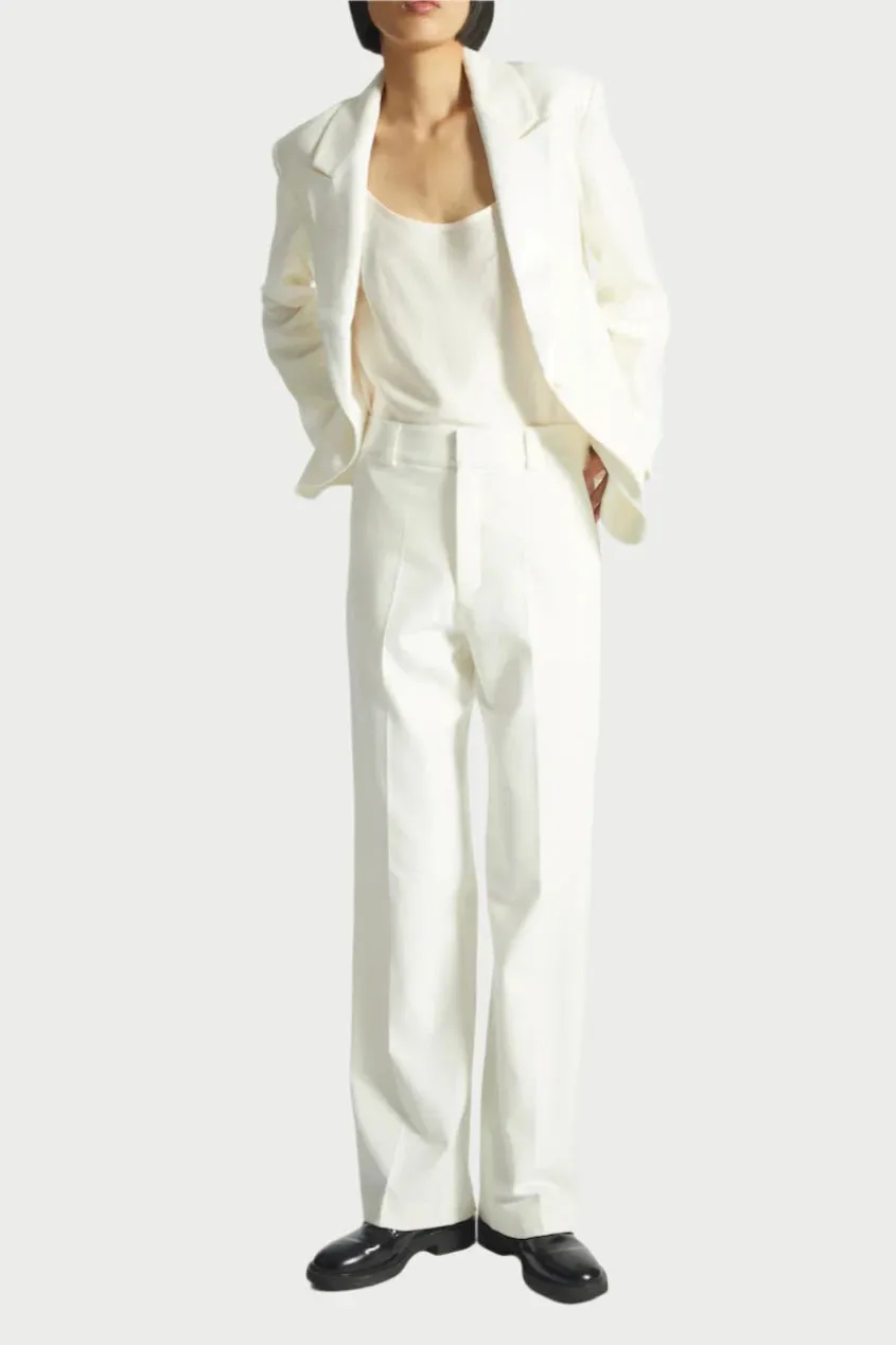 Dylan Tuxedo Jacket in Ivory