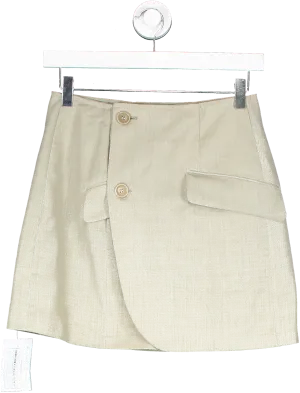 Green Kenzo Wrap Around Skirt UK 6