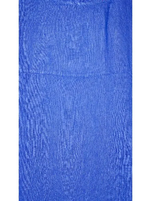 Helga May: Mid Sleeve Maxi Dress - Cobalt