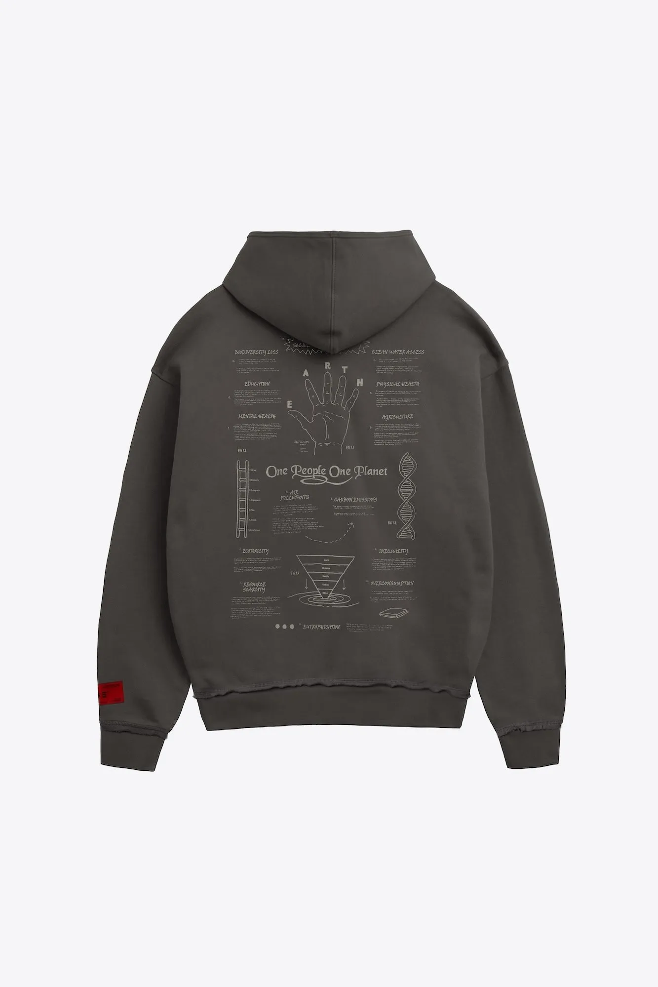 Interconnected Environment Basic Hoodie (Fossil)