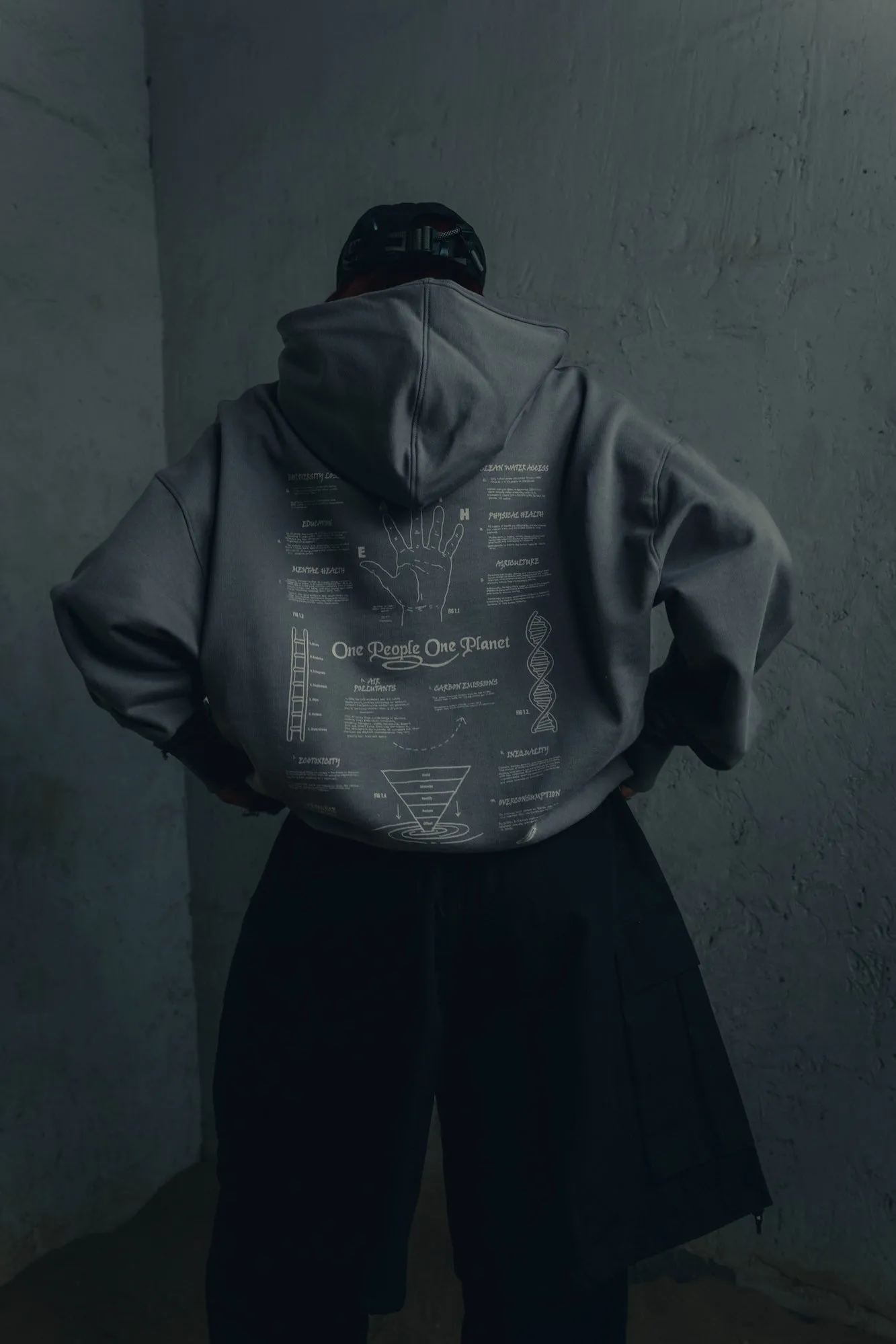 Interconnected Environment Basic Hoodie (Fossil)