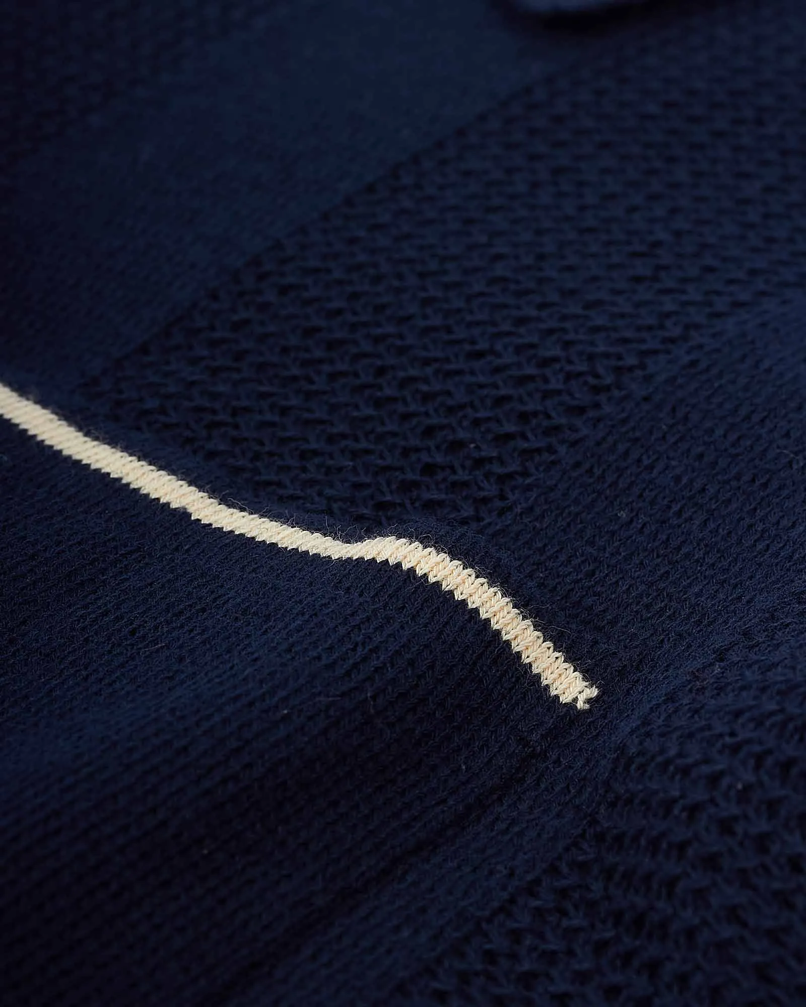 Knitted Polo Bl