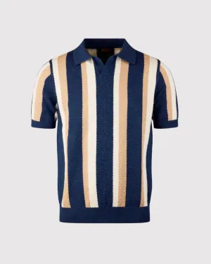 Knitted Supima Polo Bl