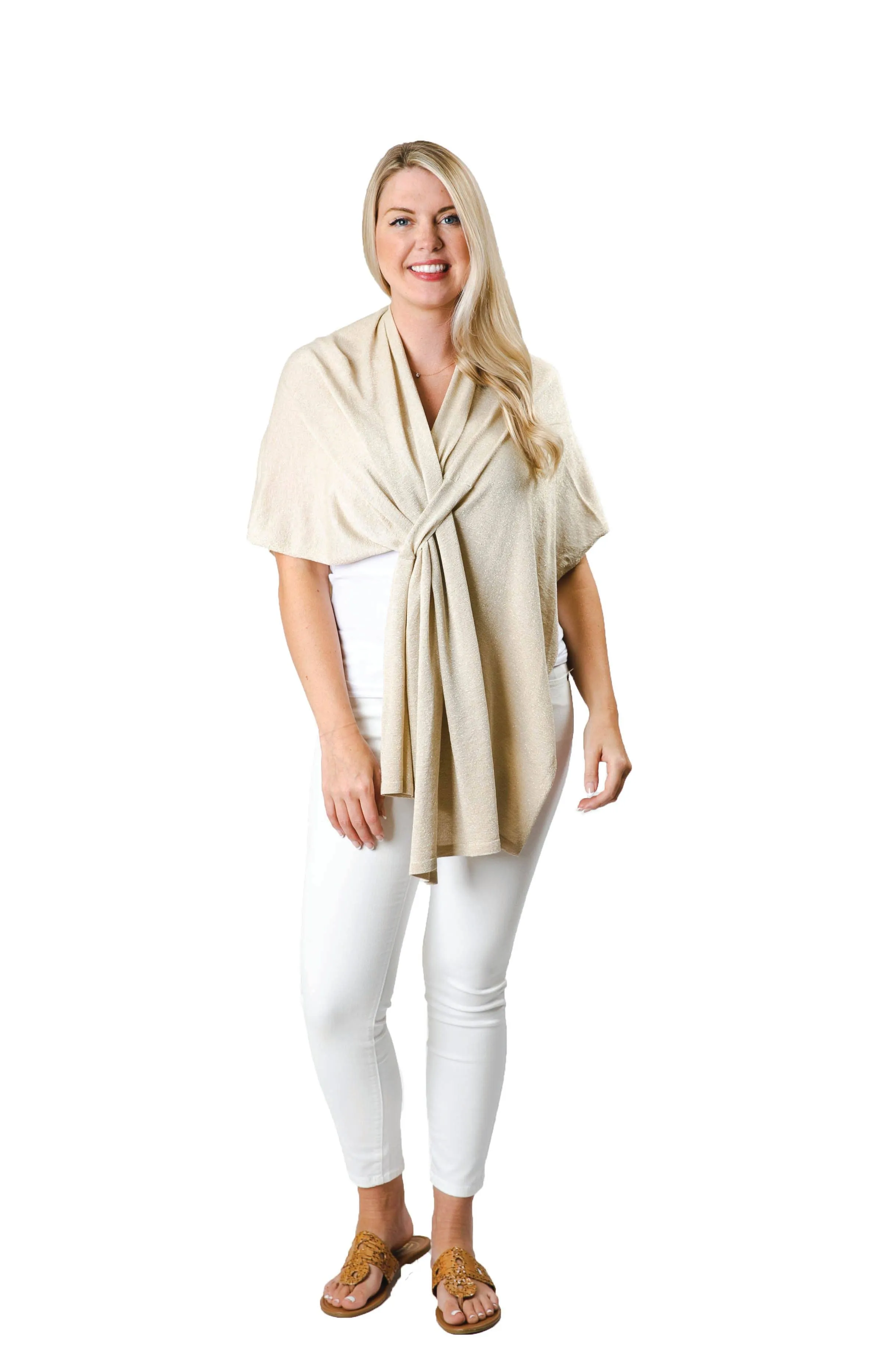 Lightweight Kaylie Wrap - Gold