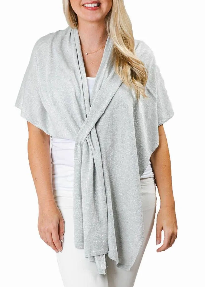 Lightweight Kaylie Wrap - Silver