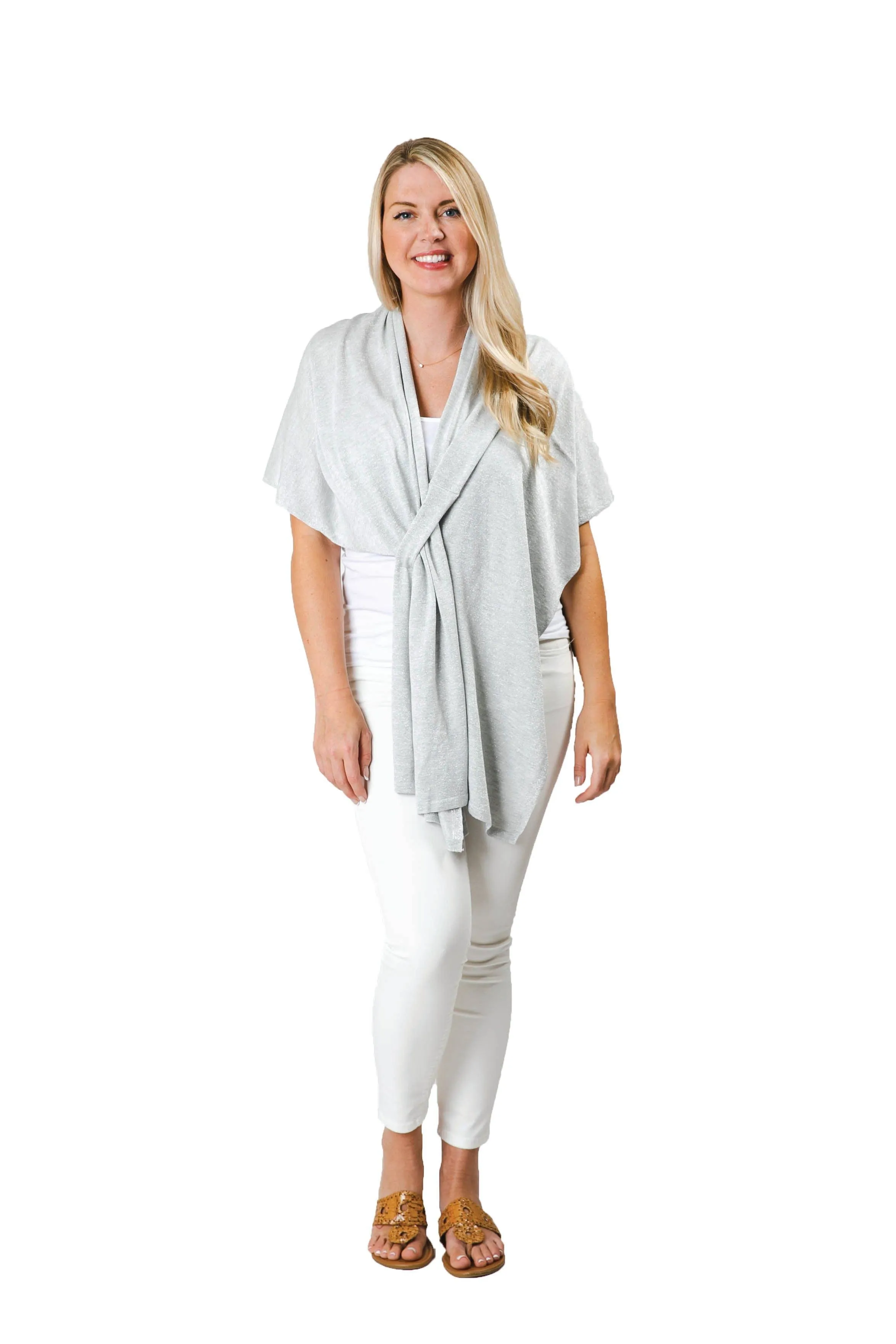 Lightweight Kaylie Wrap - Silver