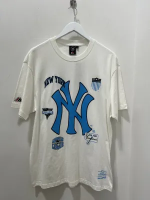 LOGO MANIA TEE YANKEES - VINTAGE WHITE