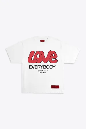 Love Everybody S/S Tee (white)
