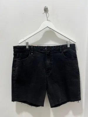 MANDUDE DENIM SHORT - AGED BLACK