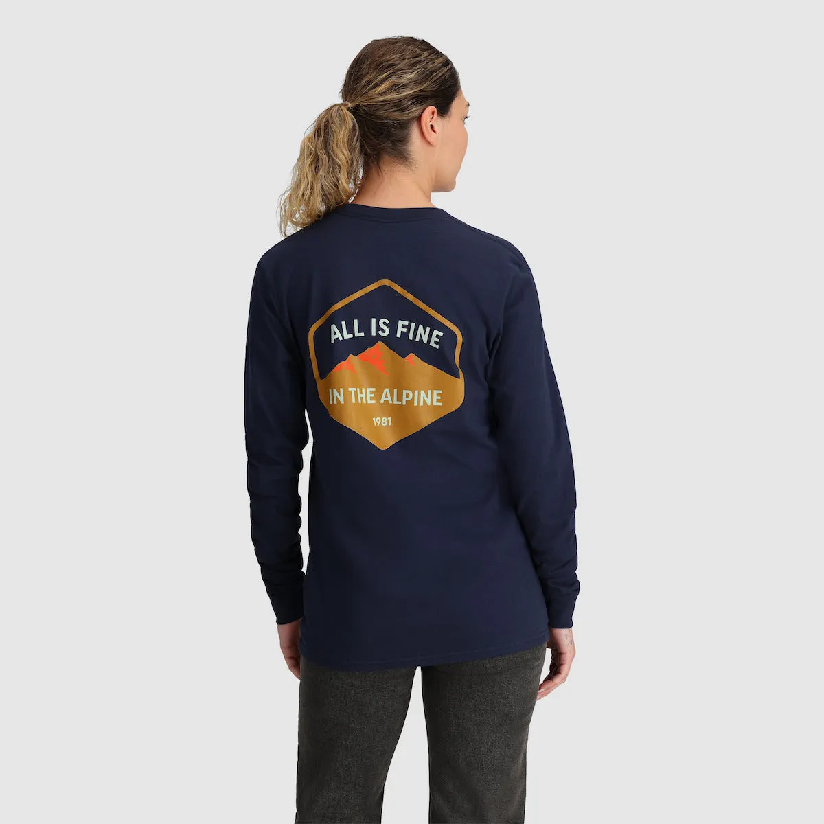 Outdoor Research®中性款 OR Alpine Logo Long Sleeve T-Shirt